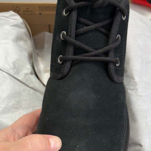 UGG Black Suede Ankle Boots - Picture 2 of 5
